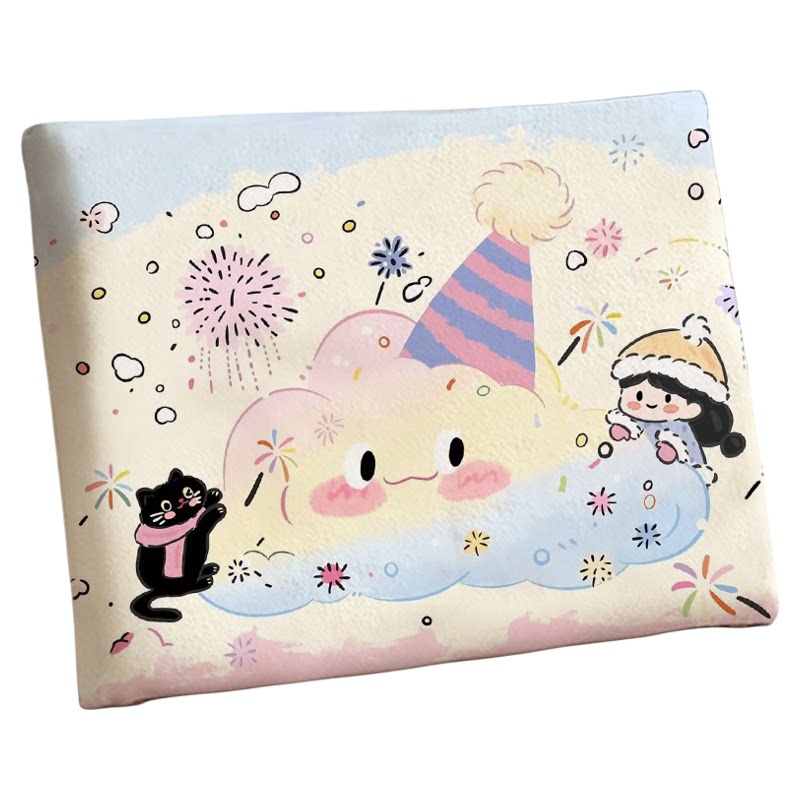 kitty简约记忆棉学生椅垫