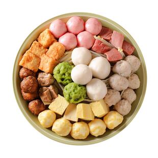 三全火锅丸子全家福真空锁鲜鱼豆腐甜不辣牛肉丸鱼丸关东煮半成品