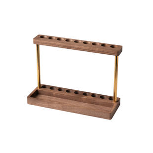 张小凤云壑笔泉毛笔架笔挂实木创意新中式书法文房四宝笔搁胡桃木挂架复古高级轻奢古风文具初学收纳陈列摆件