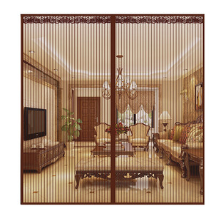 魔术贴防蚊门帘大门别墅金刚网农村纱门客厅通风家用纱窗蚊免打孔