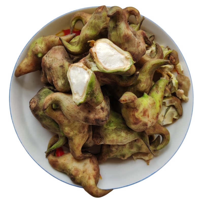 小菱角湖区鱼虾蟹莲藕杂草共生儿时味道水果蔬菜现摘脆嫩粉糯备注