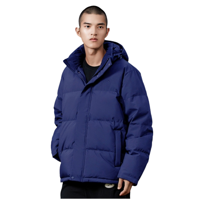 贵人鸟冬季可拆卸连帽羽绒服男士