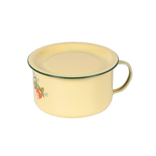 老式搪瓷泡面碗带盖大容量食堂打饭饭盒泡面神器学生宿舍快餐杯