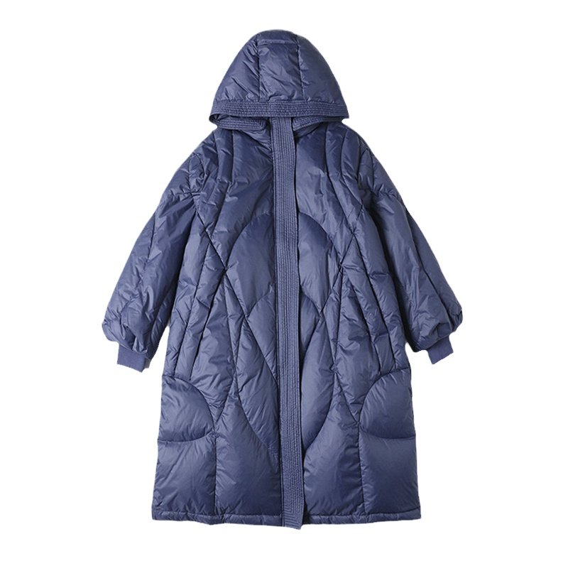 高端品牌羽绒服宽松加厚连帽外套