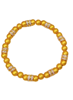 黄金色转运珠手串女高级感