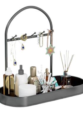 挂钥匙收纳摆件入户玄关置物架鞋柜上香水饰品杂物摆盘桌面收