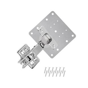 液压铰链修复片加固板套装不锈钢加厚合页固定神器橱柜木门安装器