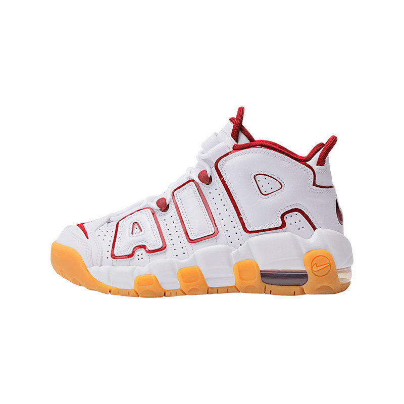 NIKE耐克男大童AIR MORE UPTEMPO复古高帮运动休闲鞋FJ2846-100