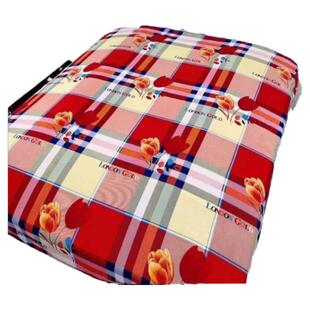 特价处理印花4米大布头做宿舍三件套单双人被罩被单炕单被套布料