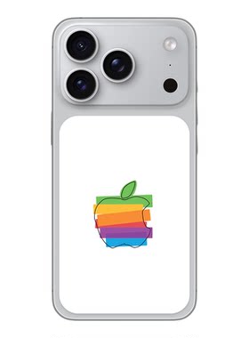 SkinAT 手机背面局部区域贴膜适用 iPhone 17 Pro/17 Pro Max 背面玻璃区域覆盖贴17 Pro背贴 苹果创意卡片贴
