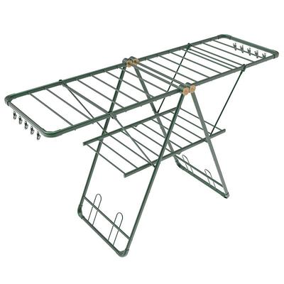 免安装折叠铝合金晾衣架
