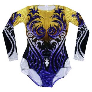 竞技健美操比赛服装女有氧踏板服装大众健美操服装团体操表演服装