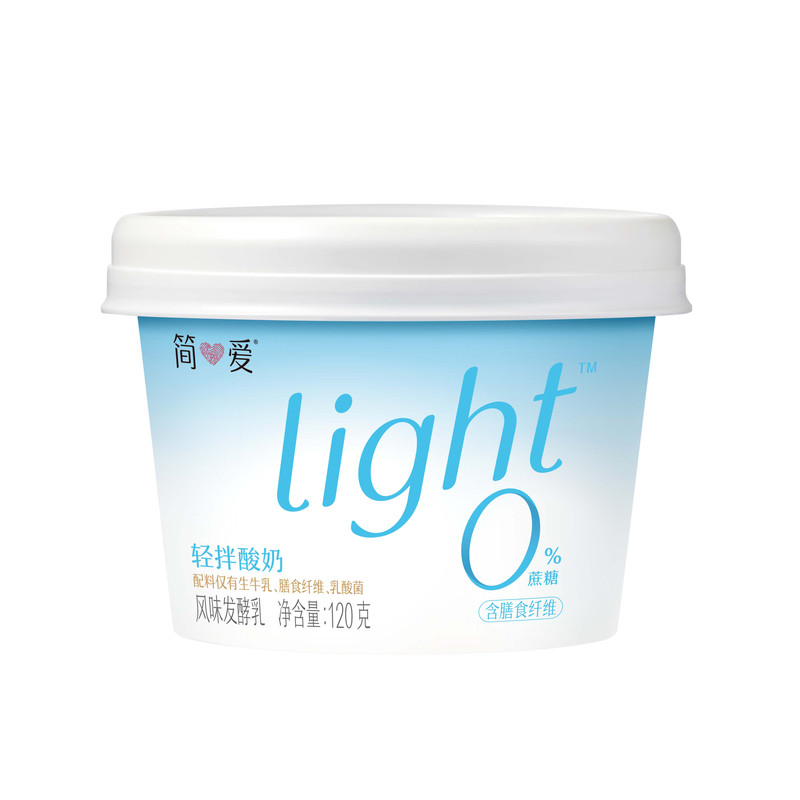 简爱0蔗糖原生高钙滑滑酸奶100g