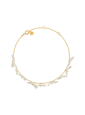 TWOR女海水珍珠18K金手链