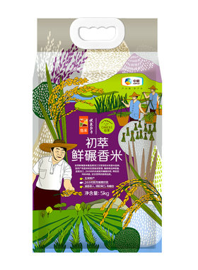 中粮初萃24小时鲜碾大米五常原产