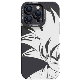 悟空告别苹果14pro手机壳iPhone13promax七龙珠15plus硅胶12男新款ip11动漫x防摔xs全包xr软8p全包14手机套女
