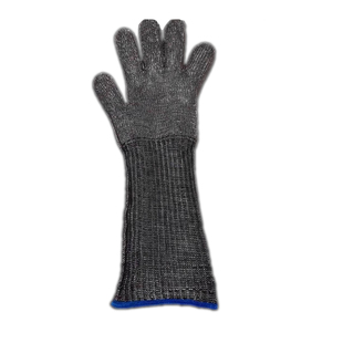加长款钢丝防割手套玻璃铁片加工肉类加工防割钢丝手套防刀割手套