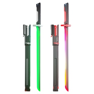 漂泊者炫酷火花光剑儿童玩具刀男孩黑科技七彩流光鸣潮喷雾激光剑