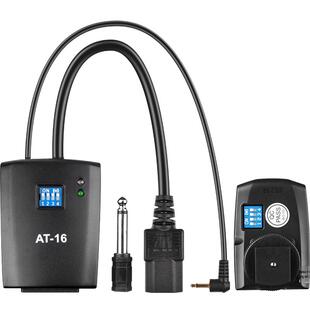 神牛AT16无线遥控闪光灯通用触发器 摄影棚影室灯引闪器 金贝闪光灯单反相机通用引闪器