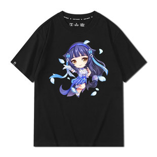 卡通短袖王者荣耀q版中路法师西施弈星沈梦溪男女情侣T恤上衣ins