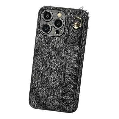 适用iQOO5Pro手机壳U3X腕带U5支架Z1x商务Neo855折叠式Neo男女U5S小众5se简约neo3复古U5e创意时尚保护套