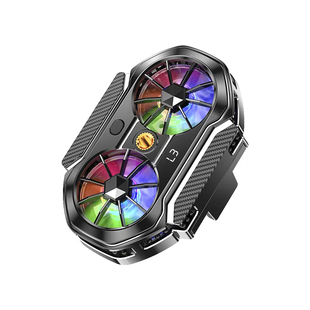 直播专用】手机散热器降温神器半导体制冷超静音冰封背夹一体支架带风扇主播打游戏适用苹果小米黑鲨一加红魔