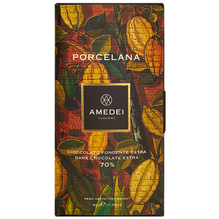 原装进口意大利Amedei porcelana chuao70%纯黑巧克力全球限量2万