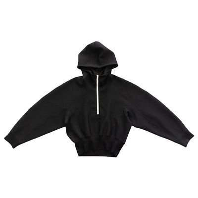 慵懒随性半拉链廓形卫衣