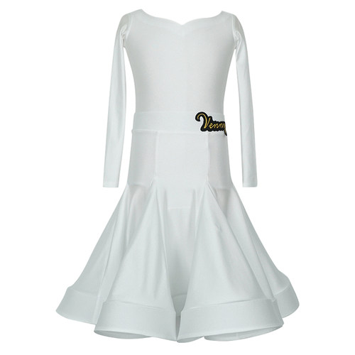 venny薇妮2026新款拉丁舞服女夏进口莱卡专业儿童分体比赛规定服