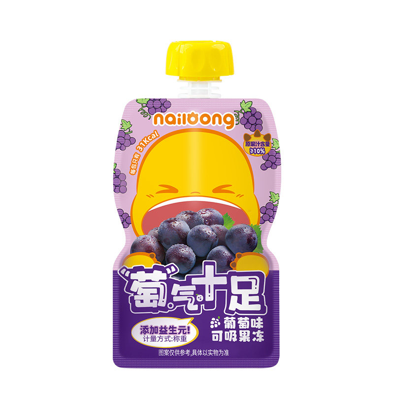 奶龙吸吸果冻宝宝低脂果汁零食