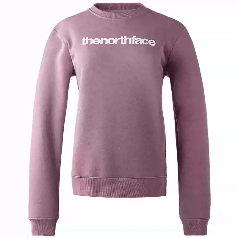 TheNorthFace北面卫衣女户外休闲宽松简约毛圈内里圆领套头衫86QF