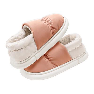 日本棉拖鞋女款秋冬季2025新款室内家居天厚底防水保暖包跟月子鞋