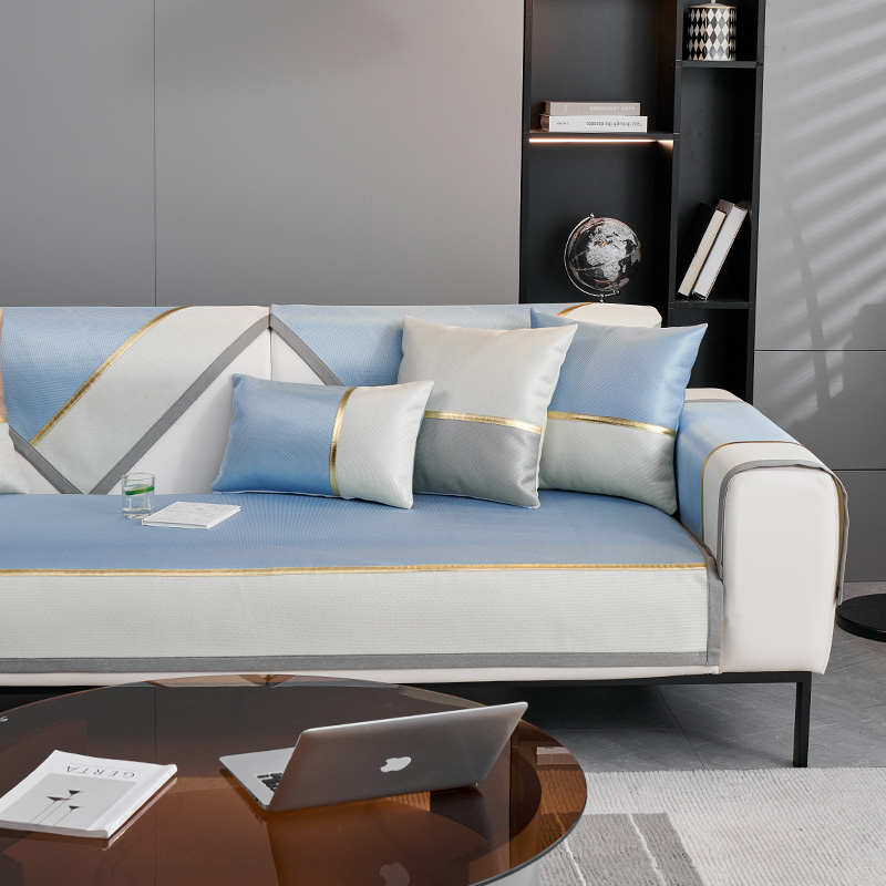 冰丝凉席沙发垫夏季防滑夏天凉垫2025新款贵妃沙发套罩全包万能套