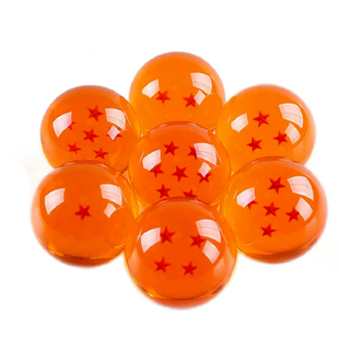 七龙珠水晶透明四星龙珠球发光神龙悟空车载摆件创意生日礼物手办