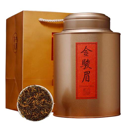 2026年新茶正宗特级浓蜜香型金骏眉红茶茶叶一斤500g罐装礼盒