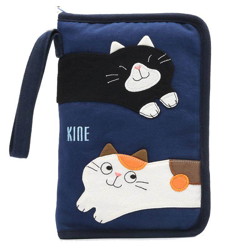 kine猫纯棉布卡通手机包