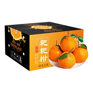 正宗四川春见耙耙柑礼盒当季新鲜水果粑粑橘子旗舰店顺丰包邮