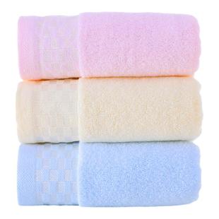 艾菲恒立纯棉不掉毛巾纯色成人家用大面巾商场同款正品尾货3/4条
