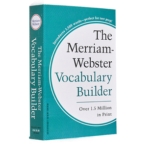 韦小绿韦氏字根词根词典英文原版Merriam Webster's Vocabulary Builder英英语词典韦氏小绿书可搭单词的力量word power