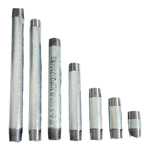 1寸DN25镀锌管水管外牙短丝内接镀锌钢管32自来水管加厚双头外丝