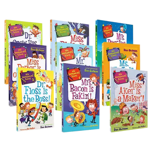 My Weirder-est School 我最奇怪的学校 疯狂学校10册 初级章节书 爆笑校园故事 美国小学推荐读物 英语课外读物 英文原版进口书