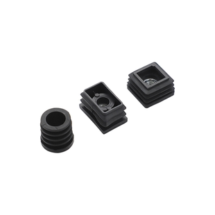 螺母塞不锈钢方管圆管塞可调节脚内塞螺母堵头M6M8货架桌椅腿脚塞