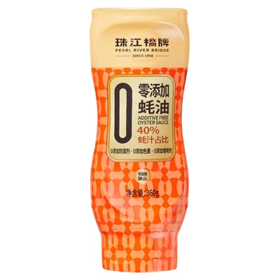 珠江桥牌0添加蚝油360g