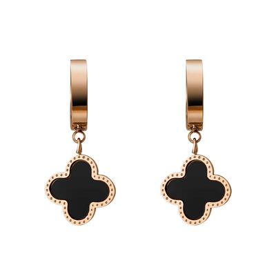 耳环四叶草daisybeauty设计感