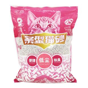 宝尼条形膨润土猫砂10kg结团除臭除味大颗粒低尘膨胀猫沙条砂
