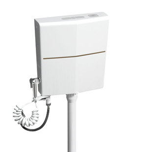 厕所冲水箱家用卫生间蹲便器蹲坑大冲力套装节能挂墙式抽水马桶