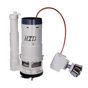 抽水马桶水箱配件侧按钮通用线控双按冲水器手拔老式坐便器排水阀