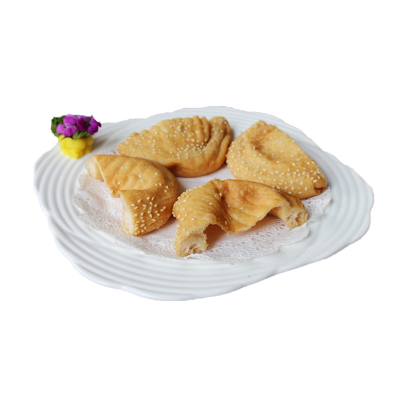 广式咸煎饼港式早茶广东油炸早点