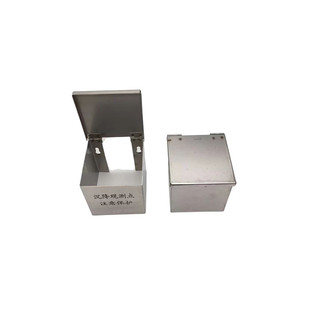 不锈钢沉降观测点保护盒外挂方形马蹄型基准水准点标志十字监测钉