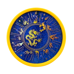 亚克力镭射炫彩烫金流沙杯垫定制动漫卡通流麻文创城市地标流沙麻将龙凤星图创意流沙杯垫定做